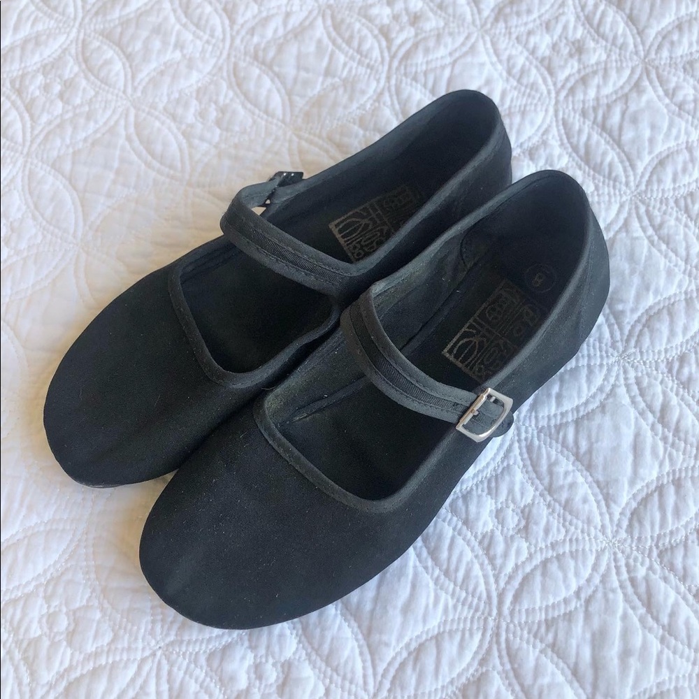 China Town Mary Janes - Black